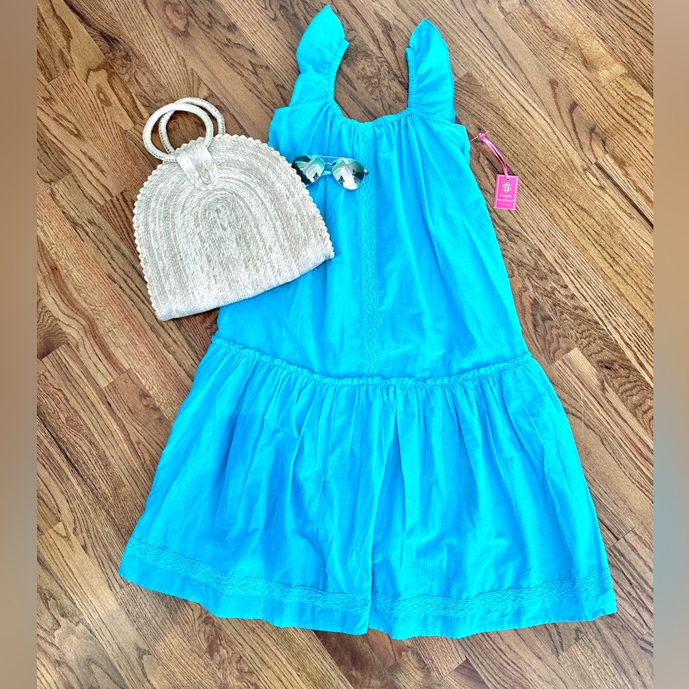NWT Simply Southern turquoise dress size small